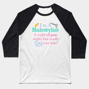 Curl Your Hair Vintage Baseball T-Shirt